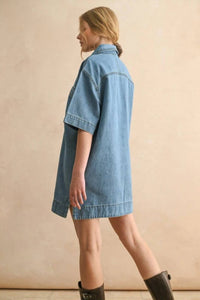 Miou Muse - Short Denim Dress