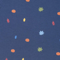 Andy & Evan Kid's Fall Themed Rugby Shirt in blue - kids' shirt - alternate view