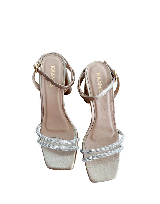 Kaanas - Women Allnat Double Diamond Heel Sandal