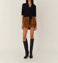The Garment - Suede Mini Skirt