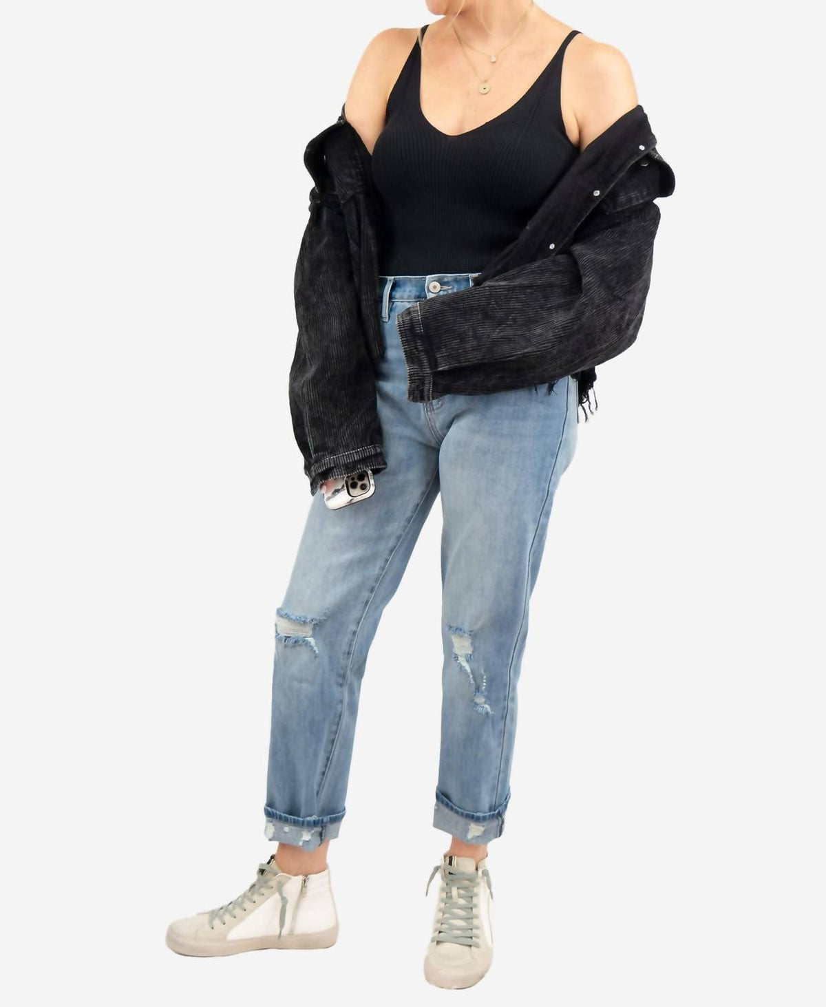 Kancan - Women's High Rise Mom Jeans