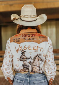 Lucky & Blessed - Women's Branded Printed Shirt