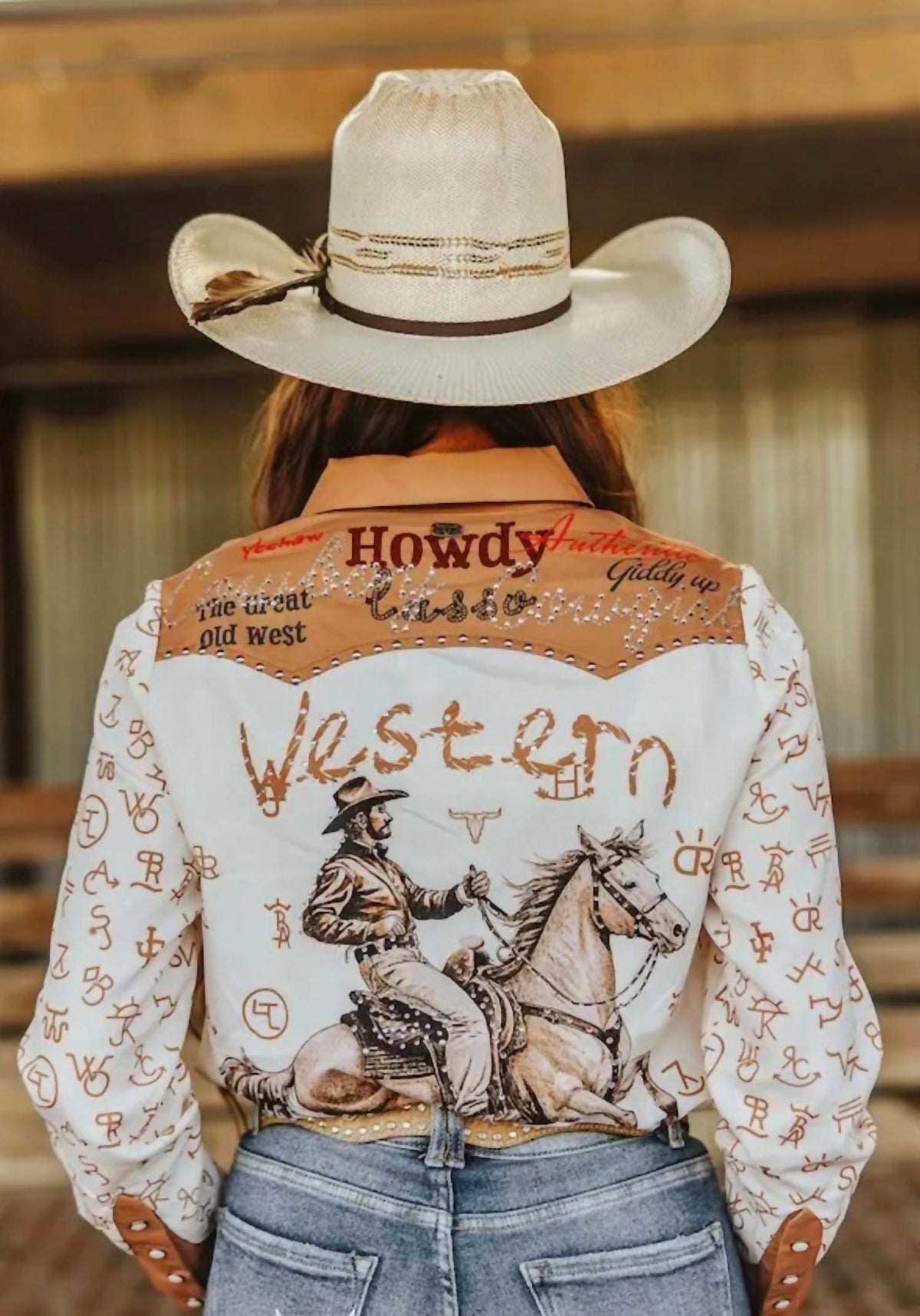 Lucky & Blessed - Women's Branded Printed Shirt