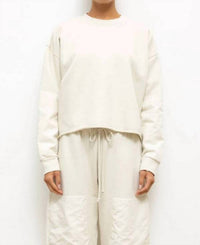 Leset - Jamie Patch Crewneck Pullover Sweater