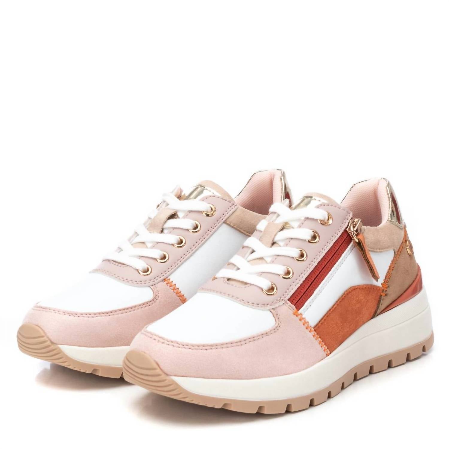 Xti - Women's Casual Sneakers With Side Zipper