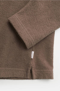 04651/ Men's Long Sleeve Polo Shirt in taupe - men's shirt - view 4