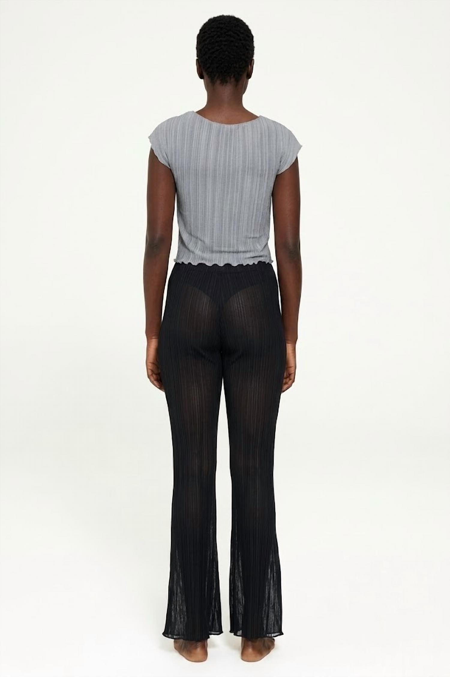 Find Me Now - Ribbed Mesh Legging