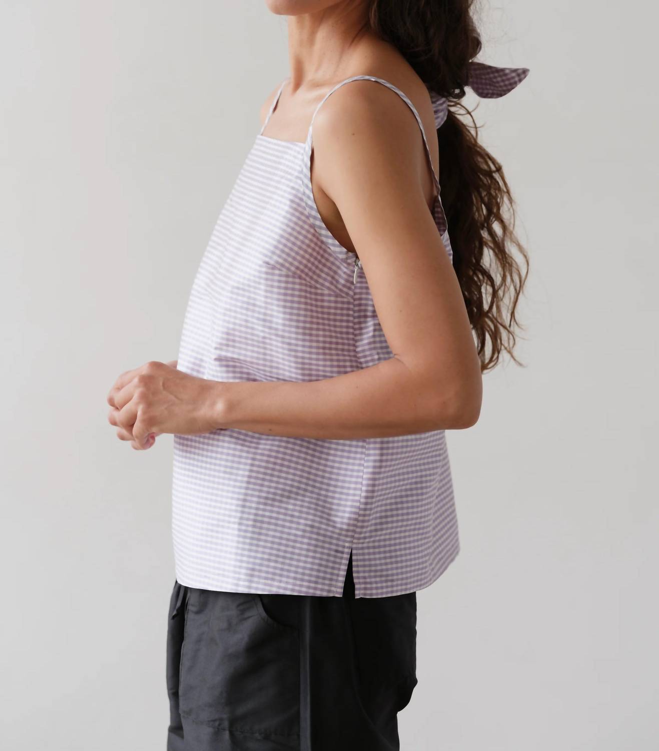 Donni. - Taffeta Shell Top