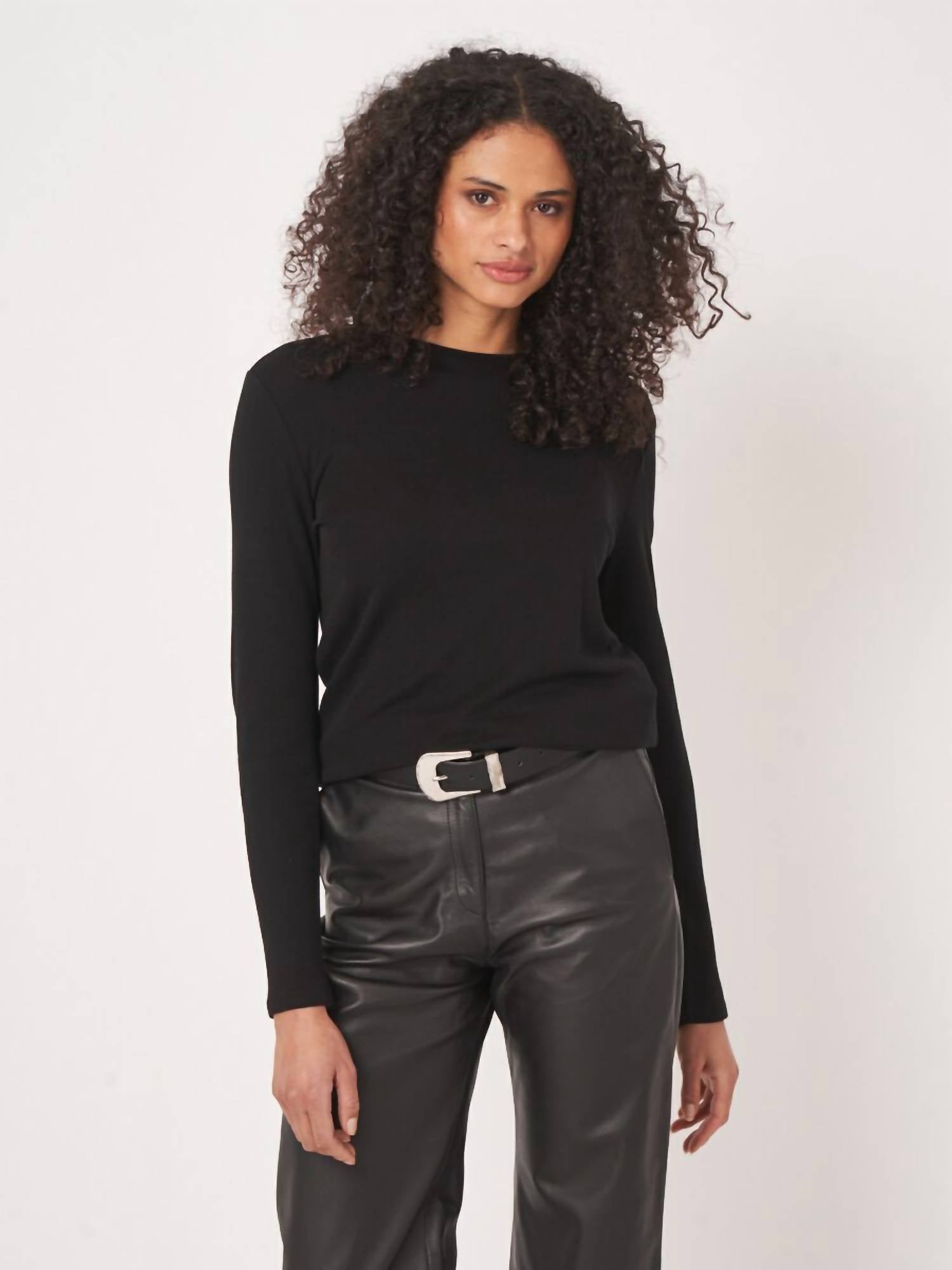 Repeat Cashmere - Slim Fit Long Sleeve Shirt