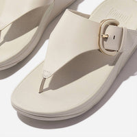 Fitflop - Women's Lulu Resin Buckle Toe Post Sandal