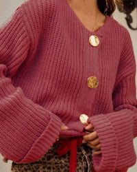 Lovlov - Button Front Pocket Cardigan