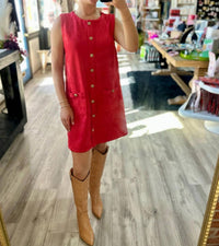 Jodifl - Santa Baby Suede Dress