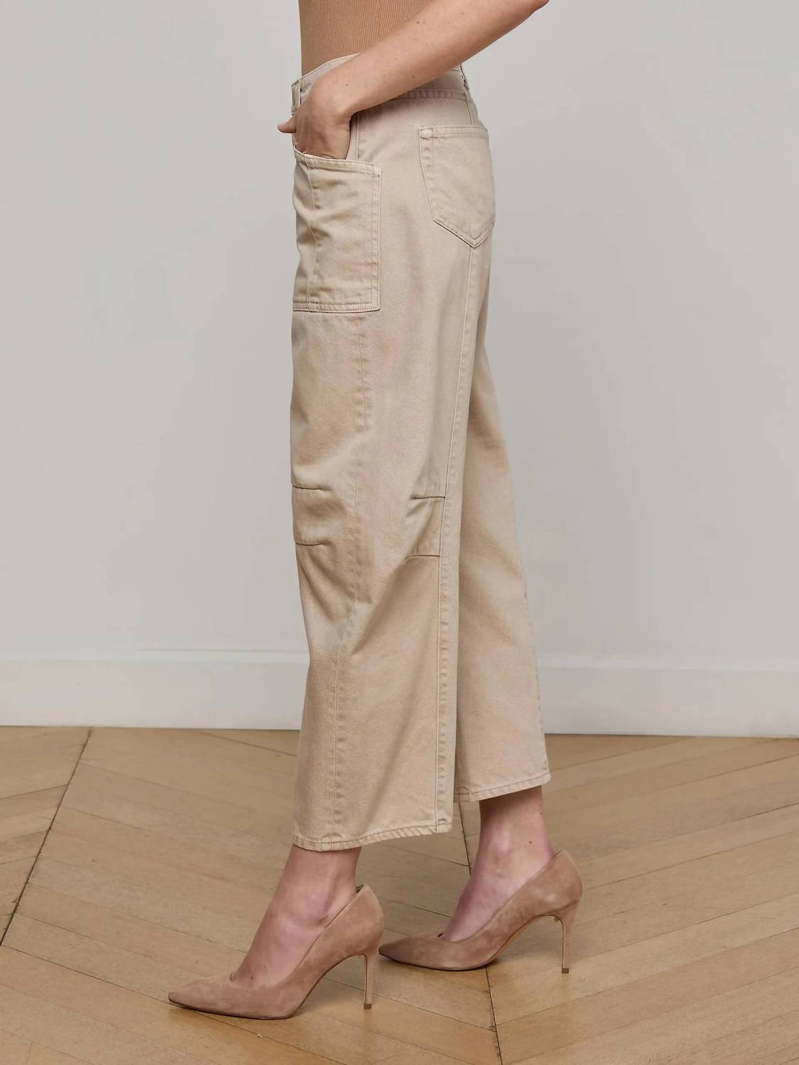 L'Agence - Cody Cropped Barrel-leg Jeans
