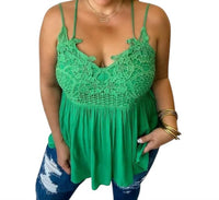 Blakeley - Lace Babydoll Swing Tank Top