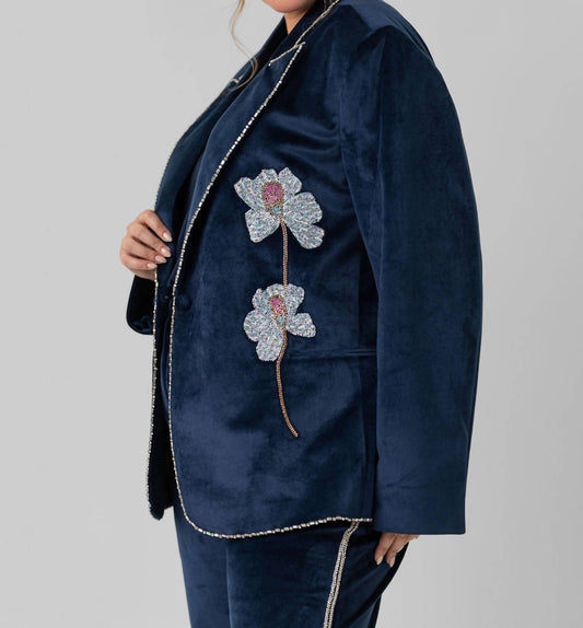 La Fuori - Soft Velvet Blazer - Plus