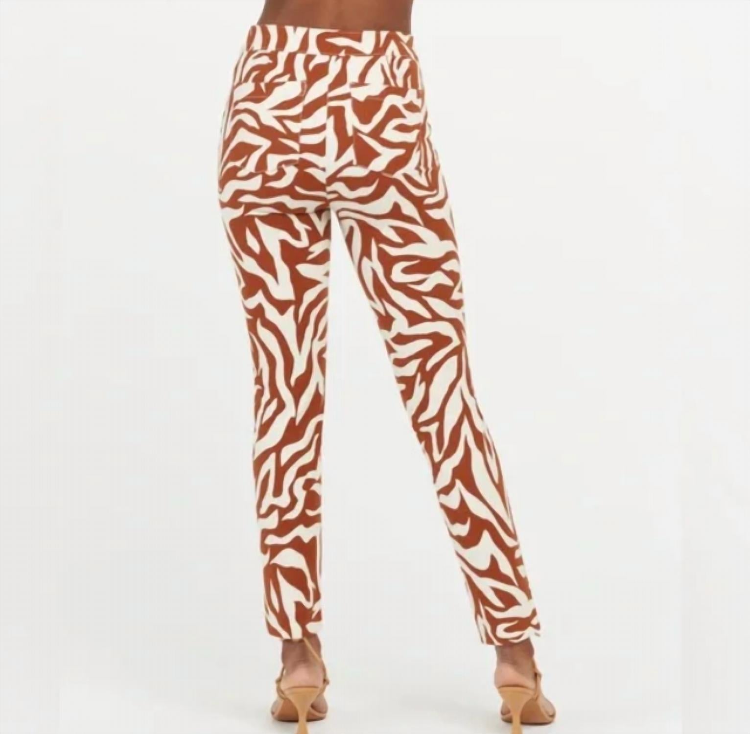 Spanx - On The Go Zebra Print Pant