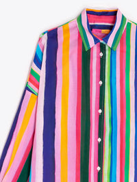 Vilagallo - Vibrant Striped Shirt