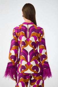 Trina Turk - Nyssa 2 Feather-cuff Top
