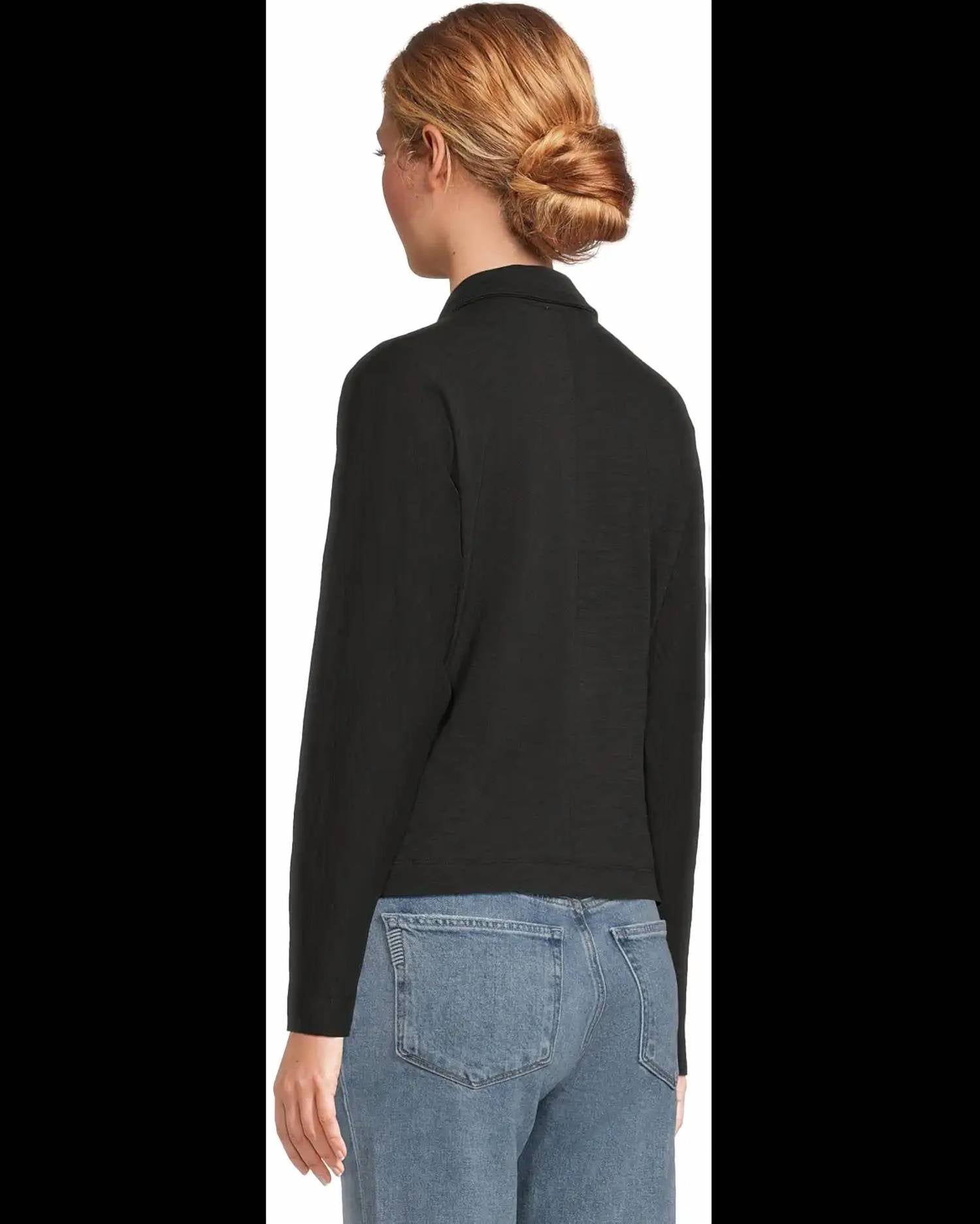 Lilla P - Side Pleat Button Down Shirt