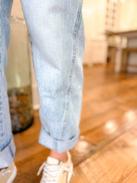 Pistola - Kacey Mid Rise Cuffed Boyfriend Jean