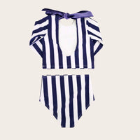 Saint Ida - Girl's Long Sleeve Two Piece Swimsuit