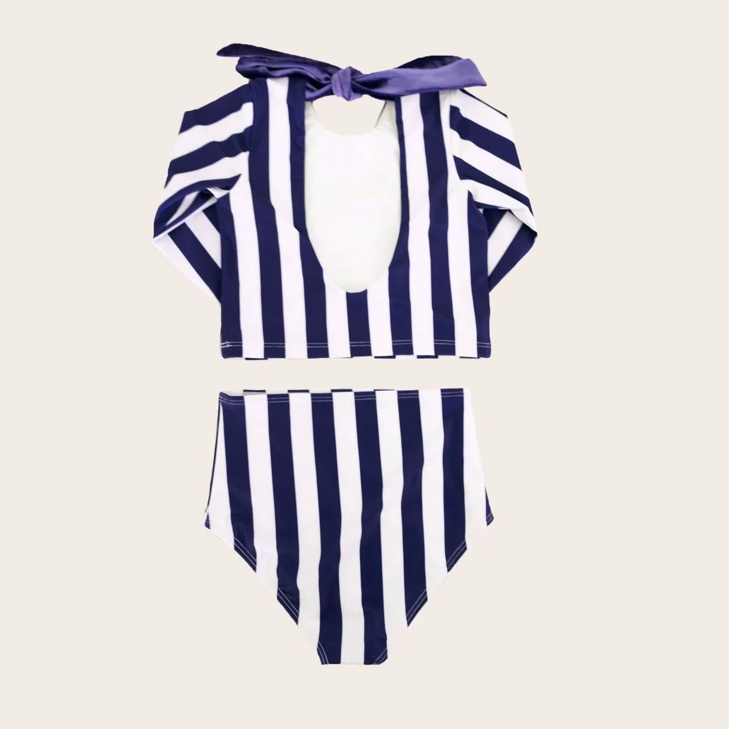 Saint Ida - Girl's Long Sleeve Two Piece Swimsuit