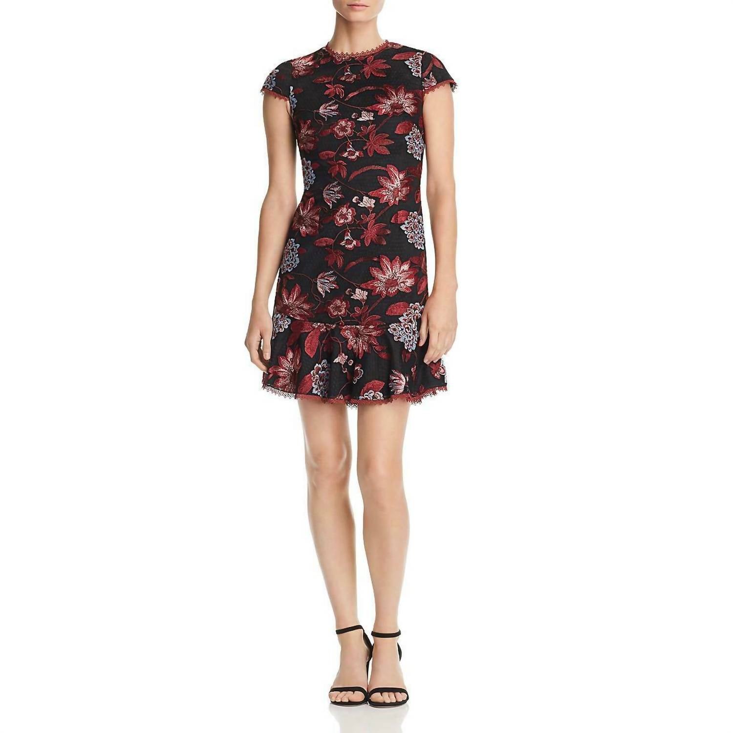 Aidan By Aidan Mattox - Women's Floral Embroidered Dress
