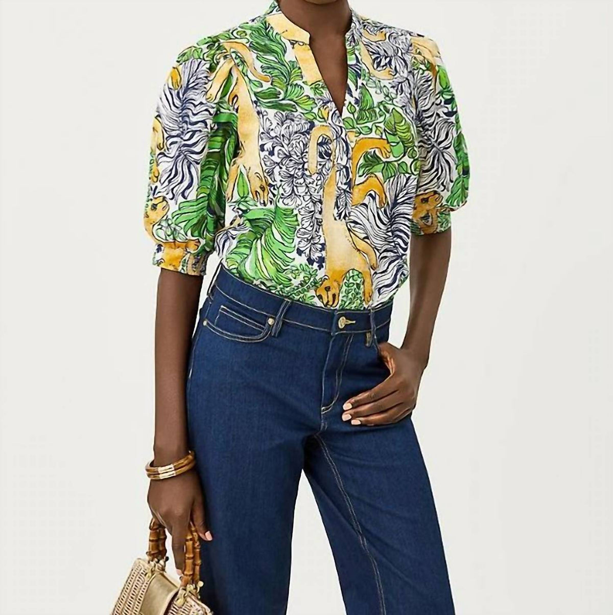 Lilly Pulitzer - Mialeigh Puff Sleeves Top