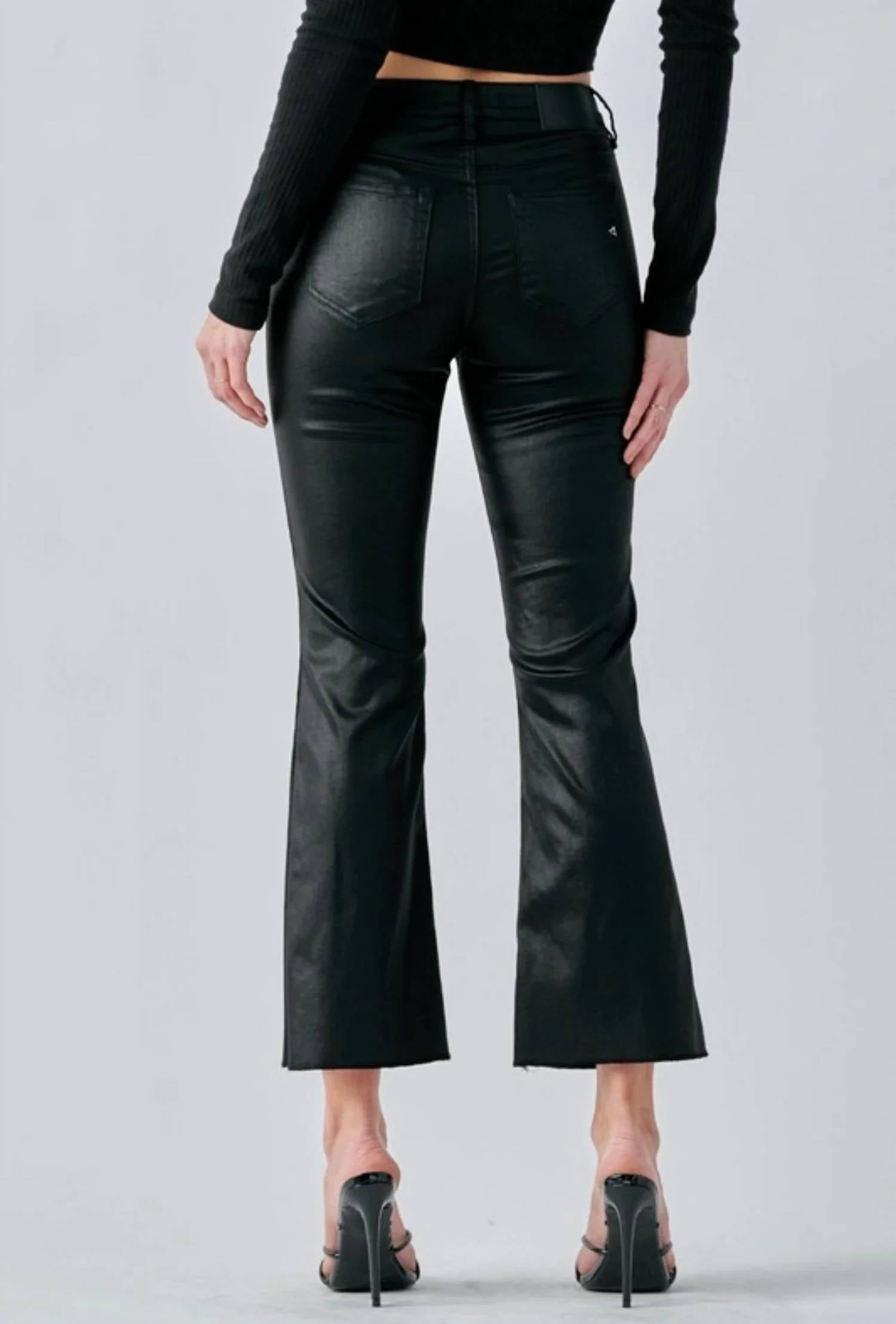 Hidden - Happi High Rise Crop Flare Jeans