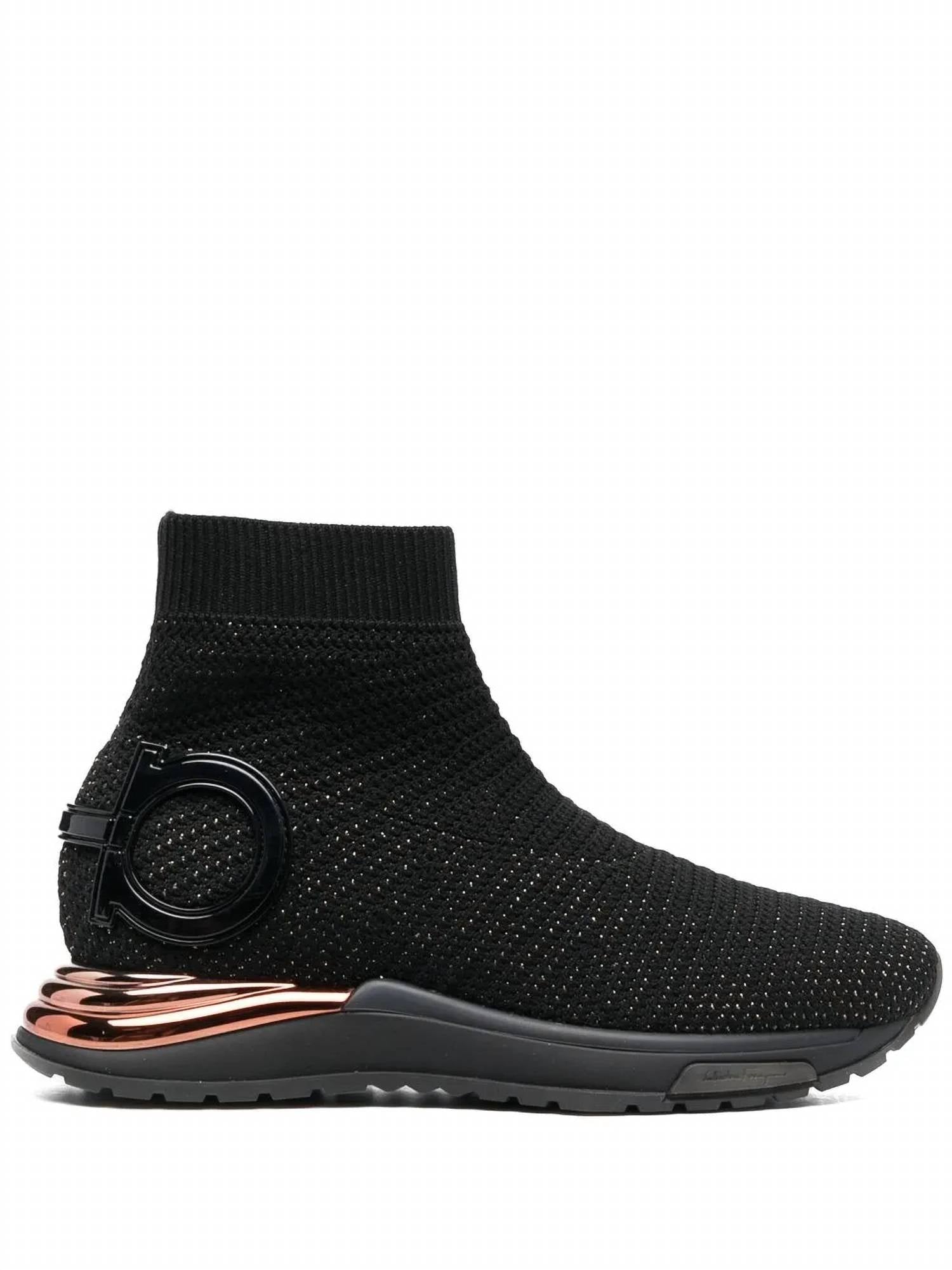 Salvatore Ferragamo - Women's Gardena Sock Ankle Sneakers