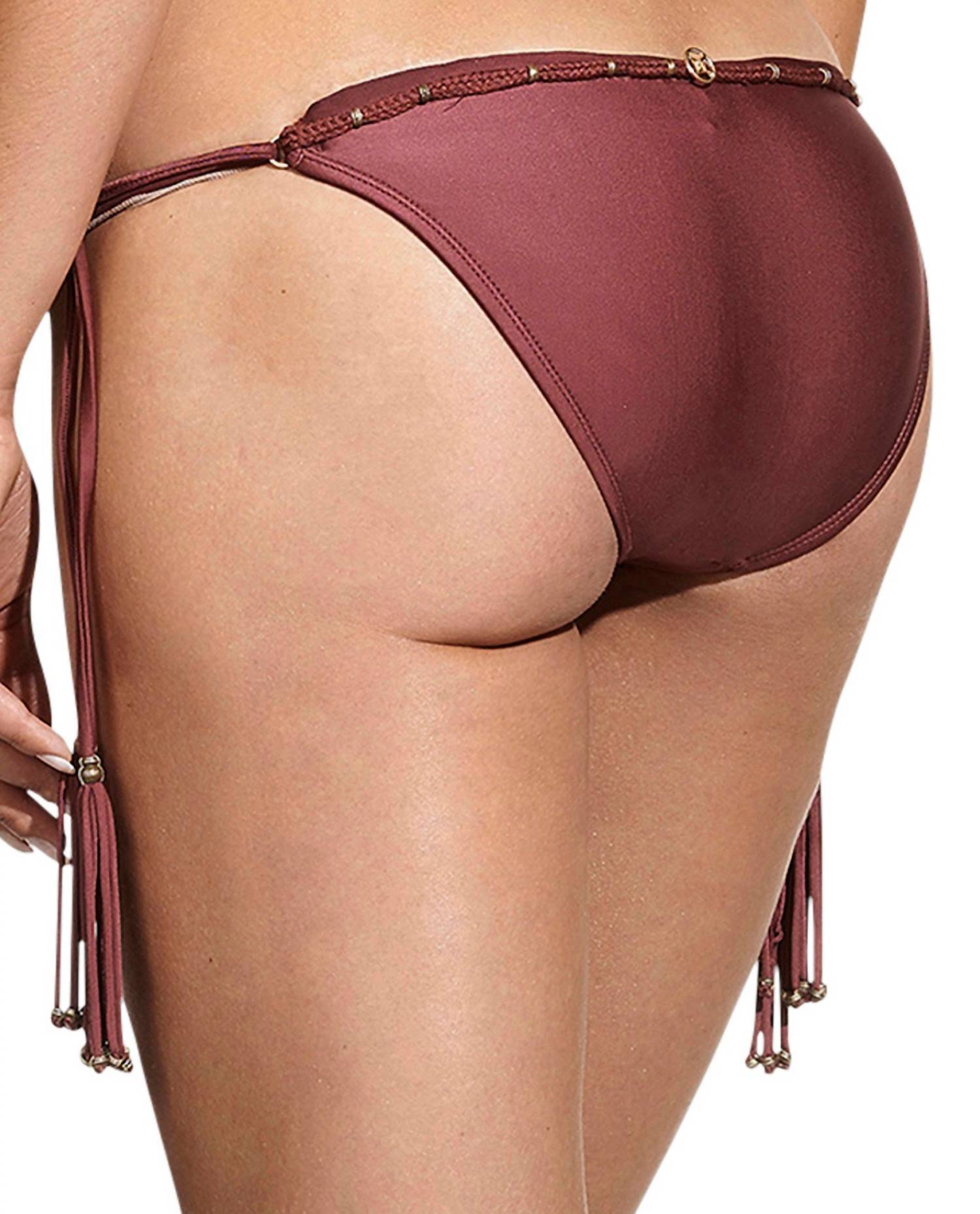 Vix - Solid Side Tie Bikini Bottom