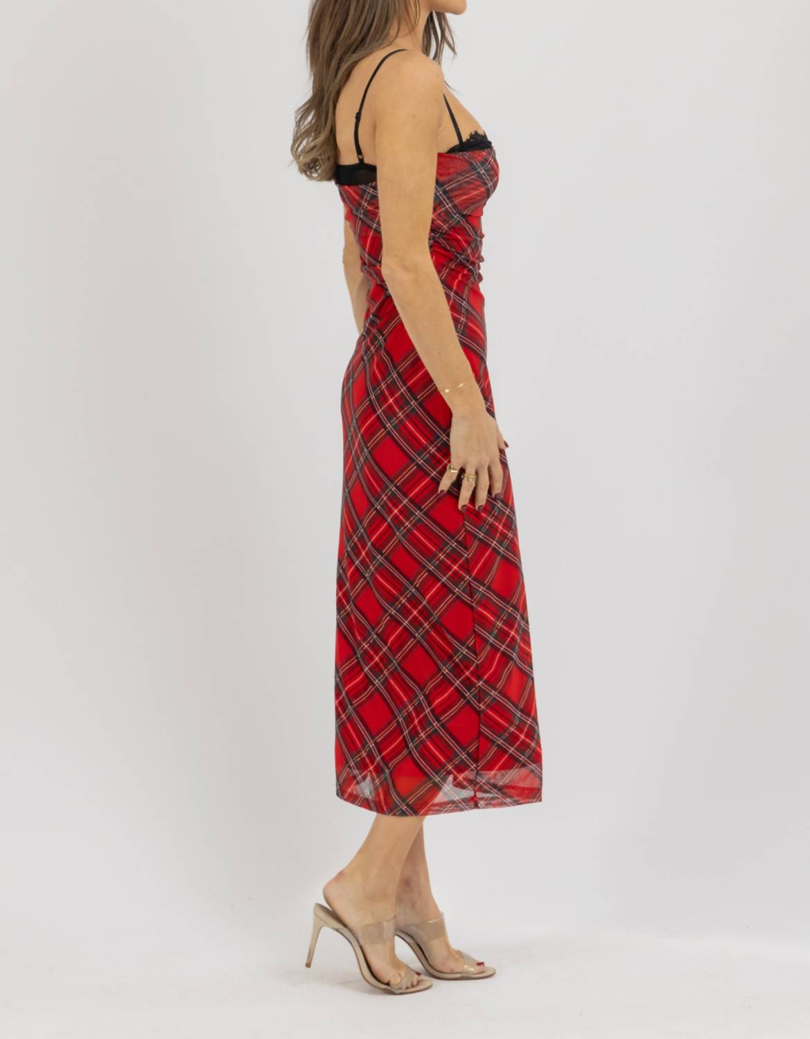 Fore Collection - Blair Mesh Midi Dress