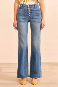 Ulla Johnson - Stretch Lou Flare Jeans