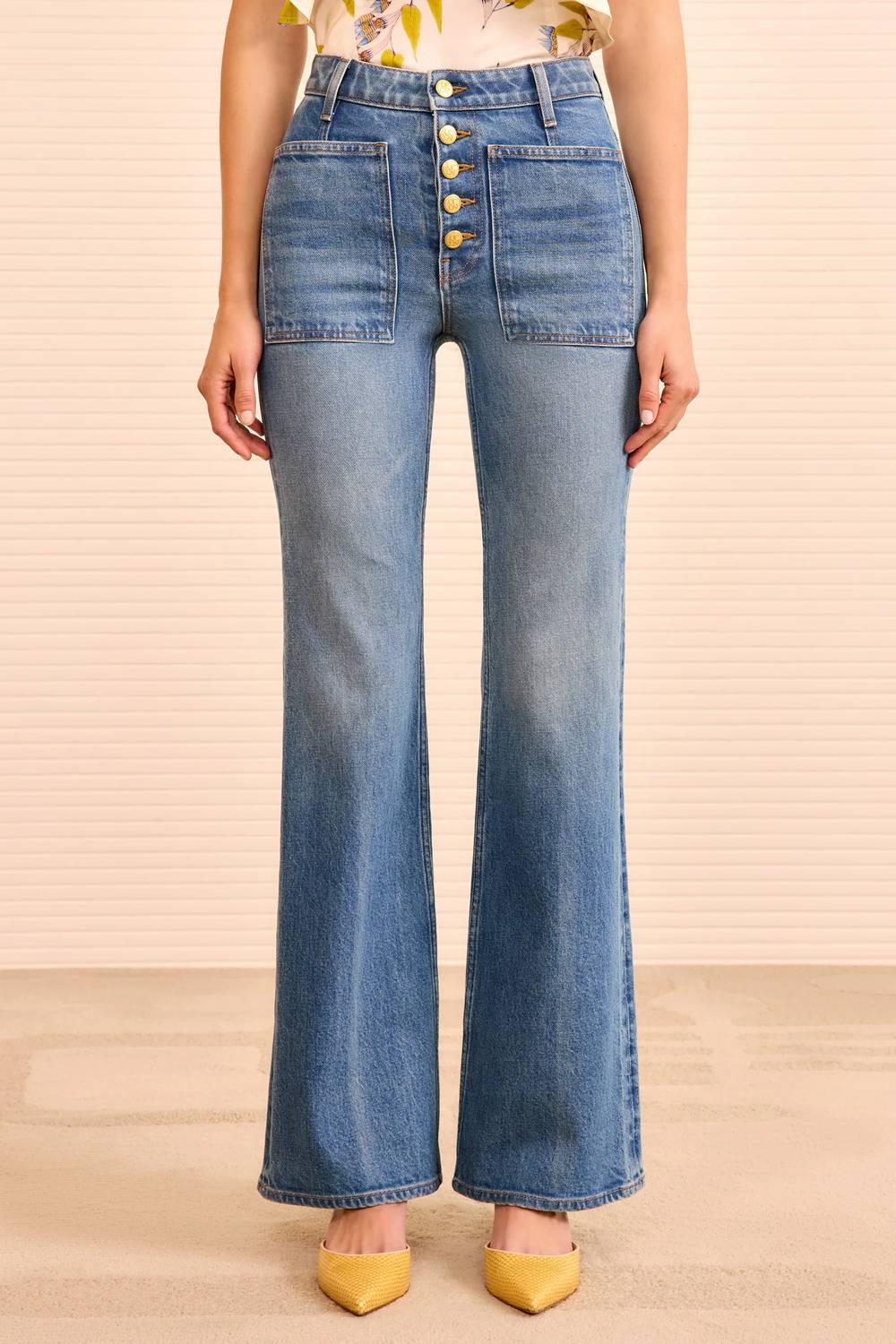 Ulla Johnson - Stretch Lou Flare Jeans