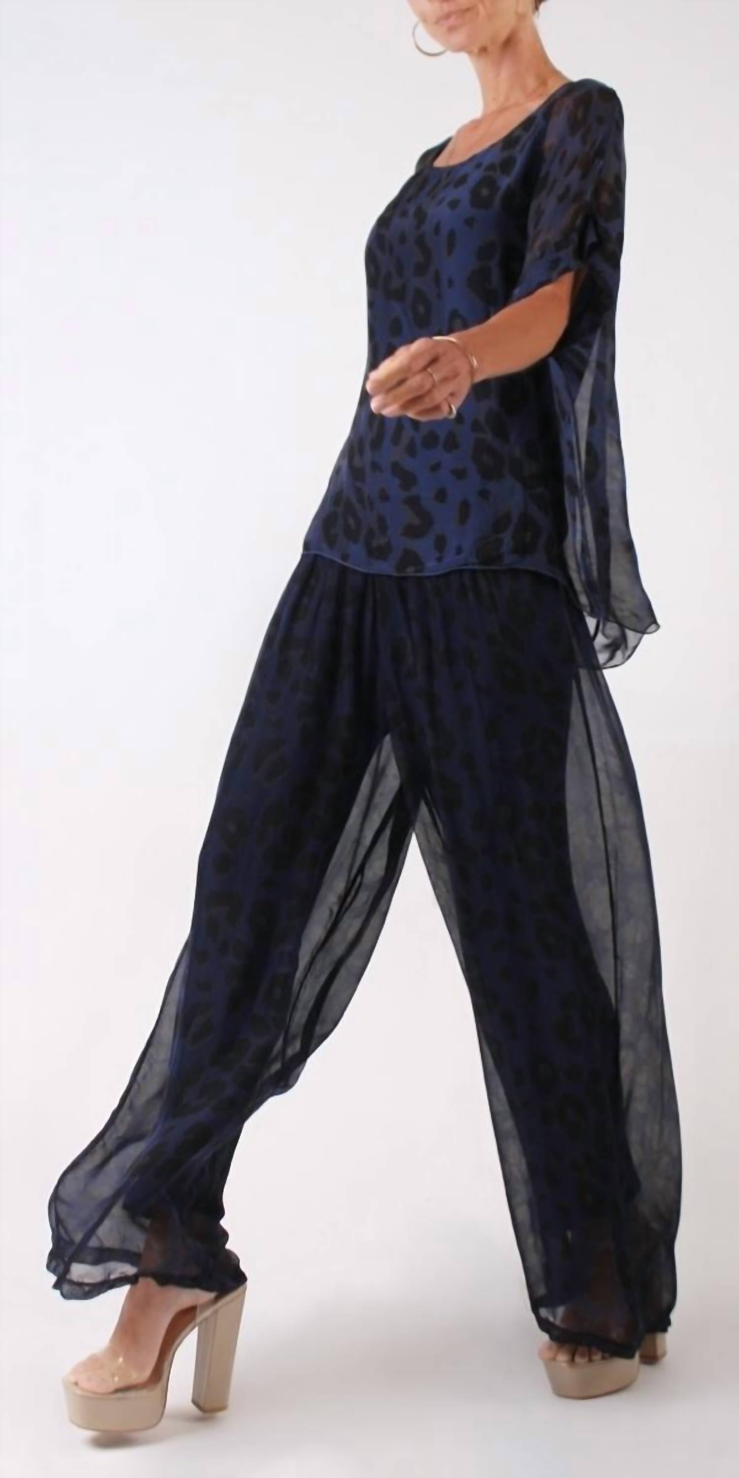 Gigi Moda - Lyda Leopard Print Pants