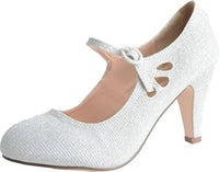 Chase + Chloe - Women's Kimmy Rounded Toe Slip On Sandals