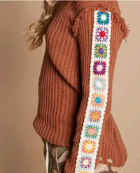Pol - Patchwork Crochet Sweater