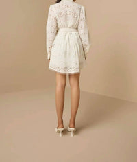 Hemant & Nandita - Eyelet Mini Dress