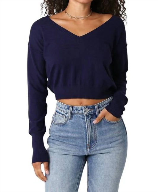 Olivaceous - Loren V Neck Sweater