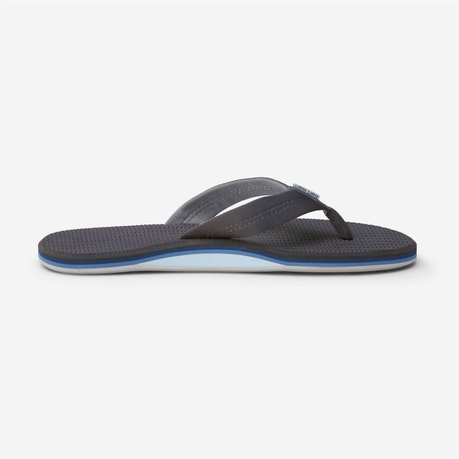 hari mari Men's Dunes Flip Flops in dark charcoal - men's sandal