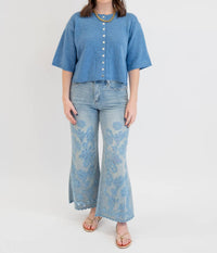 MOD REF Stacey Cardigan in blue 1 - women's cardigan - view 4