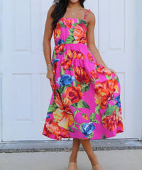 Skies Are Blue - Braided Strap Maxi Dress