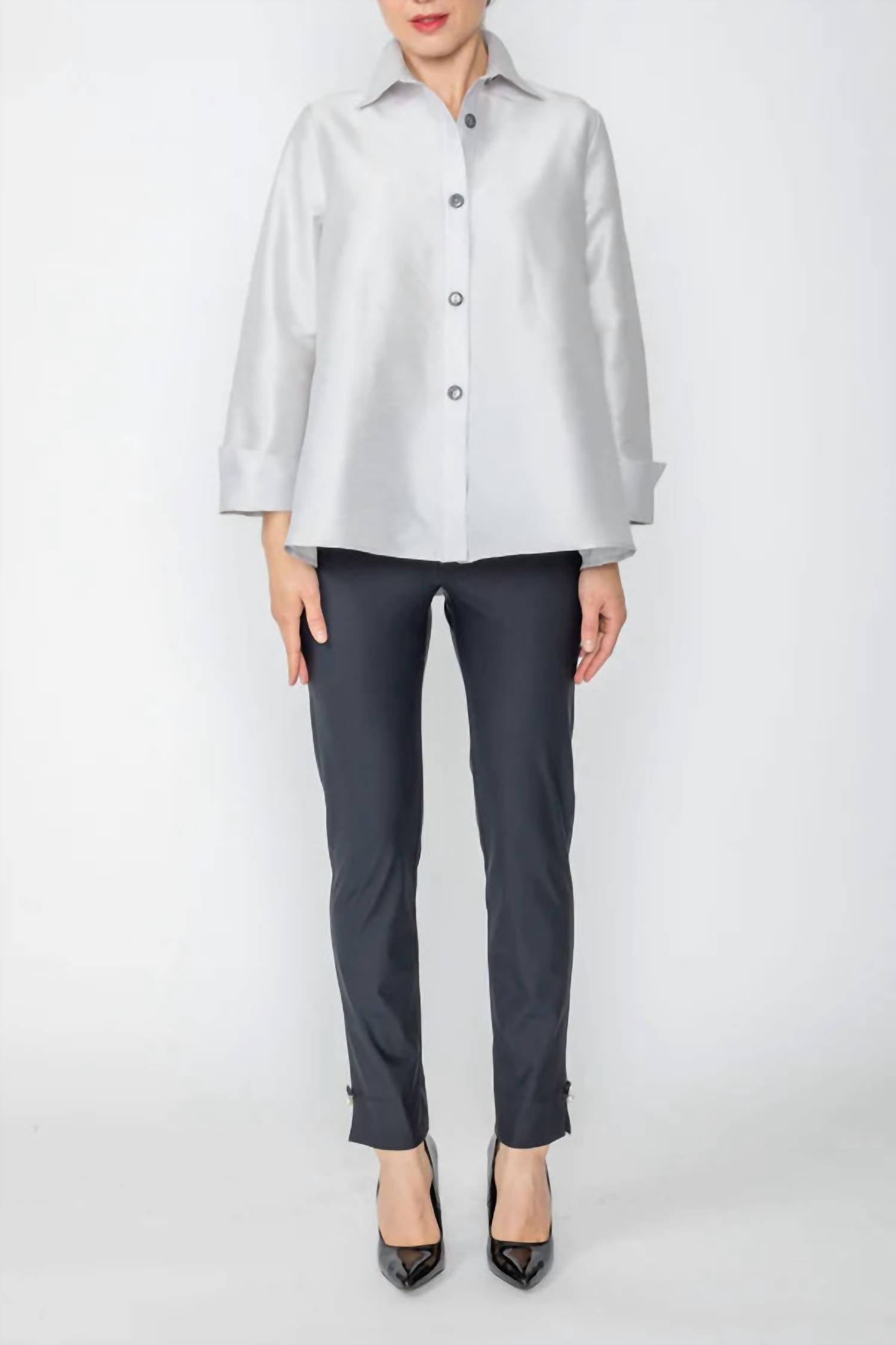 Ic Collection - Design Cuff And Back Placket Detail Jacket