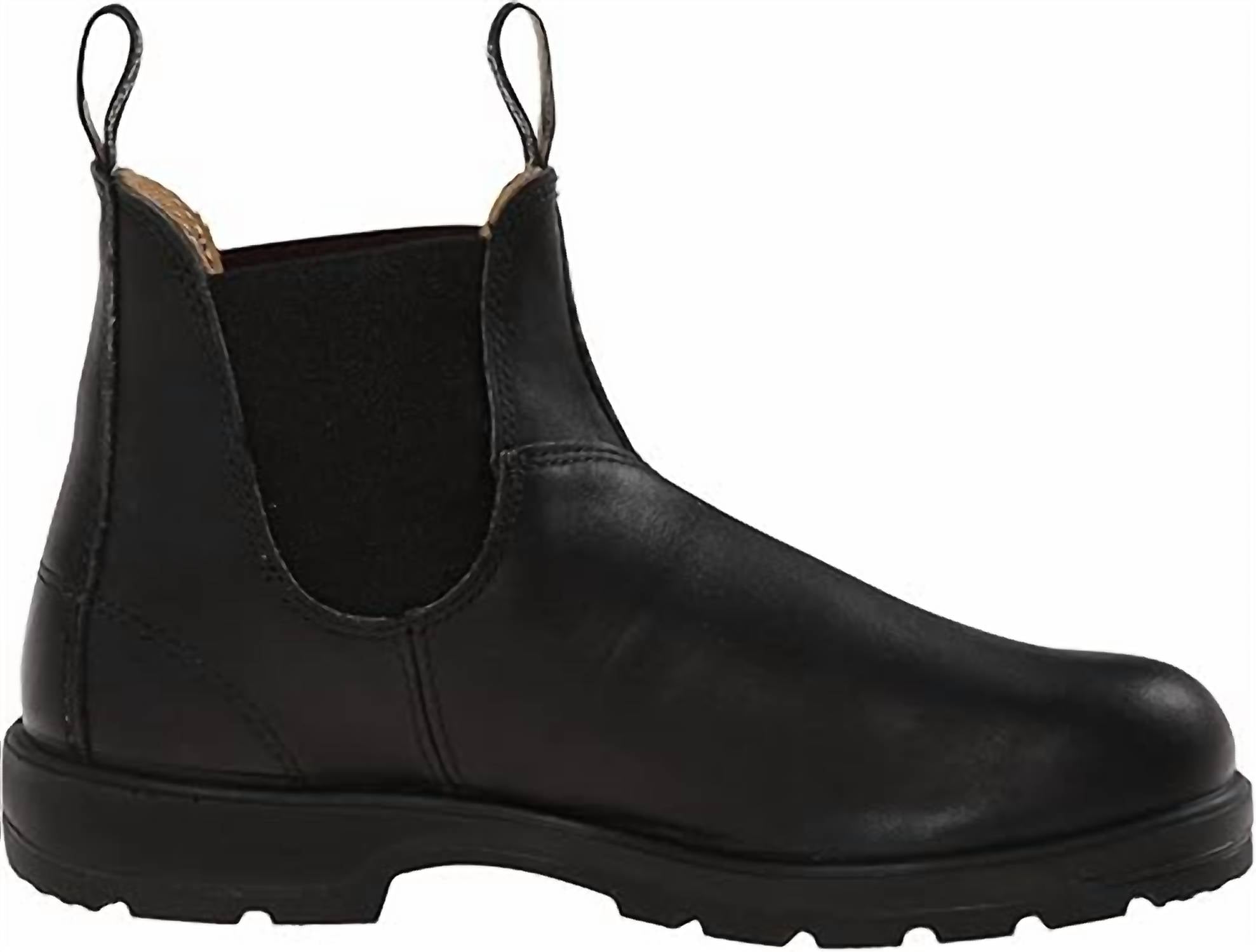 Blundstone Unisex - Premium Leather Classic Chelsea Boots in black - men's boots - detail view