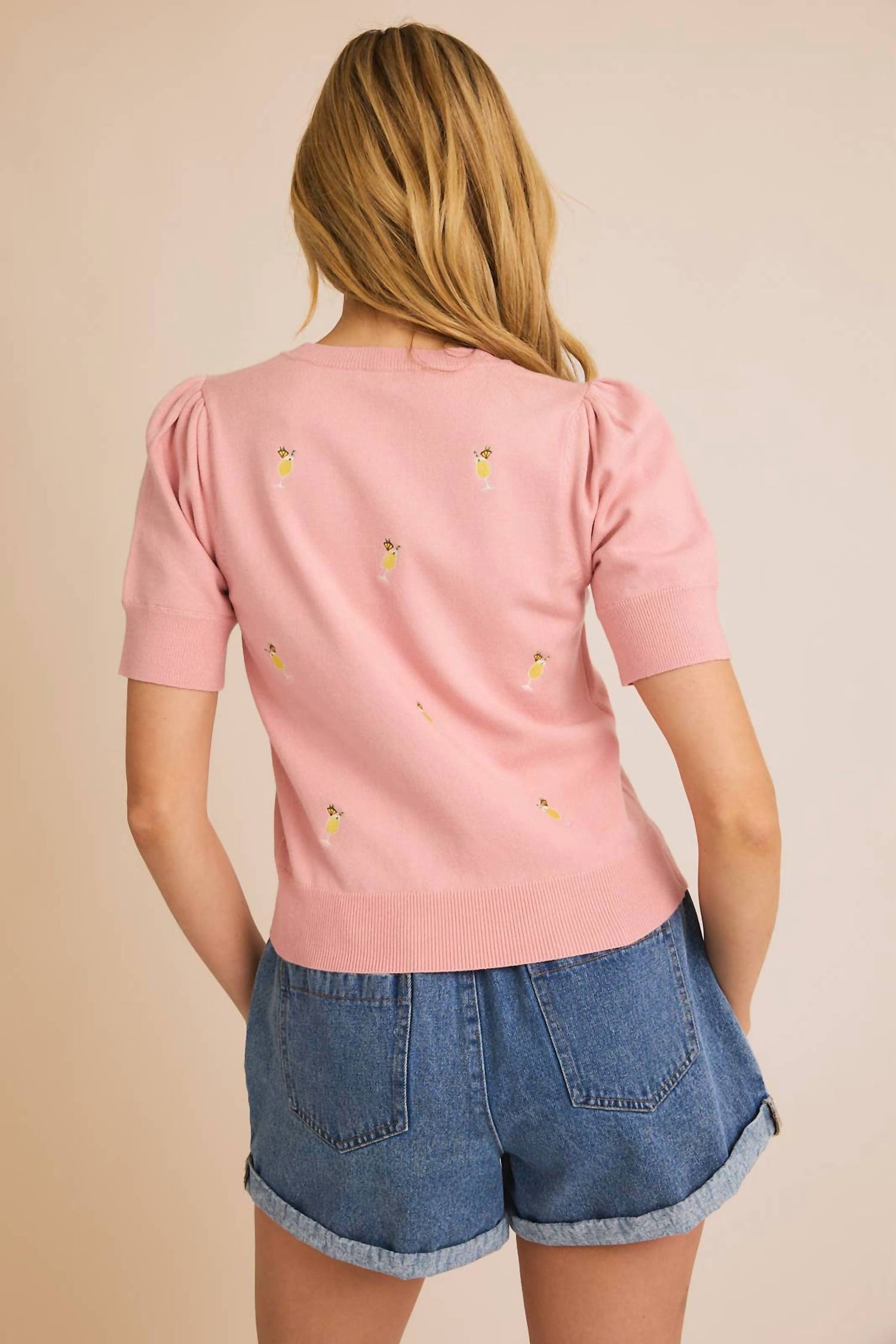 Gilli - Cabana Cocktails Sweater Top