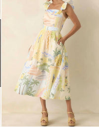 Prosperina - Nicolina Multi Print Cotton Dress