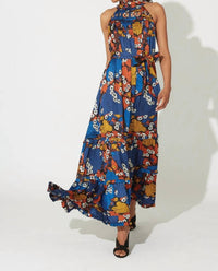 Cleobella Camille Maxi Dress in sakura - women's dress - detail view