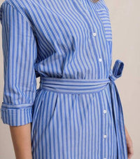 Southern Tide - Farren Striped Shirt Dress