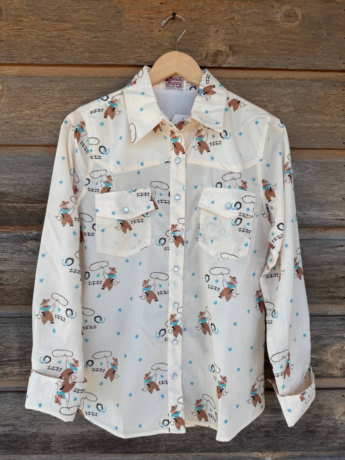 Howdy Hanny - Star Cowboy Long Sleeve Button Up Shirt