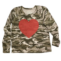 Chaser - Women's Heart Pullover Long Sleeve Tee